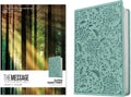 The Message Super Giant Print (Leather-Look, Teal Berries) by Eugene H. Peterson