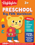 Preschool Big Fun Workbook: Preschool Learning Workbook with Over 250 Practice Games and Puzzles for PreK Math, Writing, Shapes and More Activities by Highlights Learning