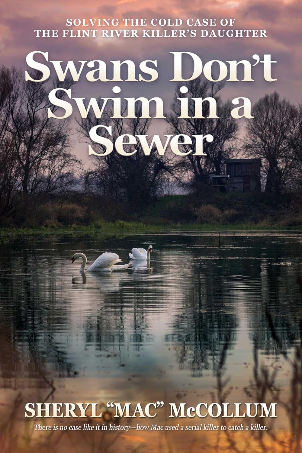 Swans Don't Swim in a Sewer: Solving the Cold Case of the Flint River Killer's Daughter by Sheryl “Mac” McCollum