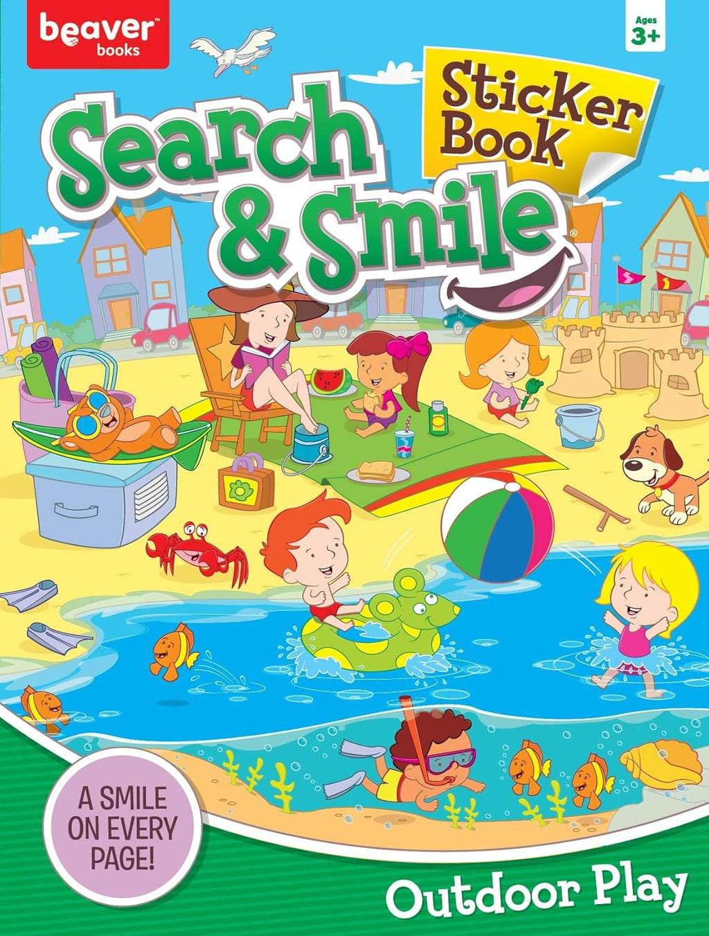 Search and Find Sticker Books for Kids Ages 3-5: Outdoor Play - Boost Learning with Hidden Pictures & 50+ Stickers! by PAPP