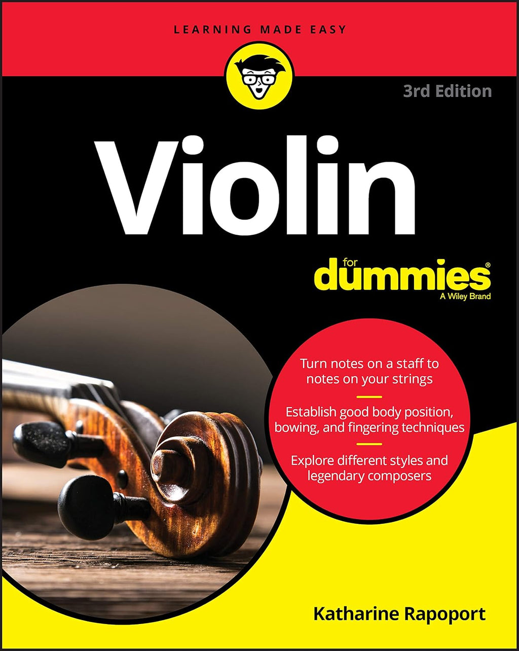 Violin For Dummies: Book + Online Video and Audio Instruction by Katharine Rapoport