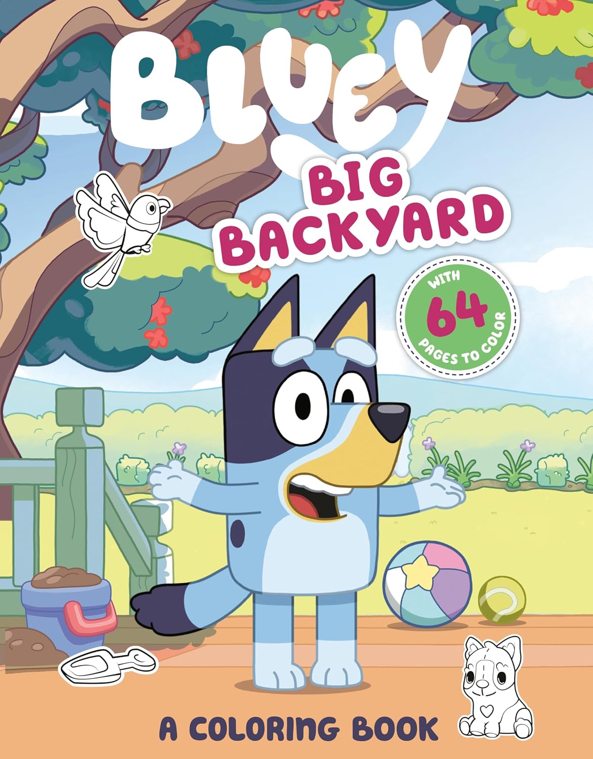 Bluey: Big Backyard: A Coloring Book by Penguin Young Readers Licenses