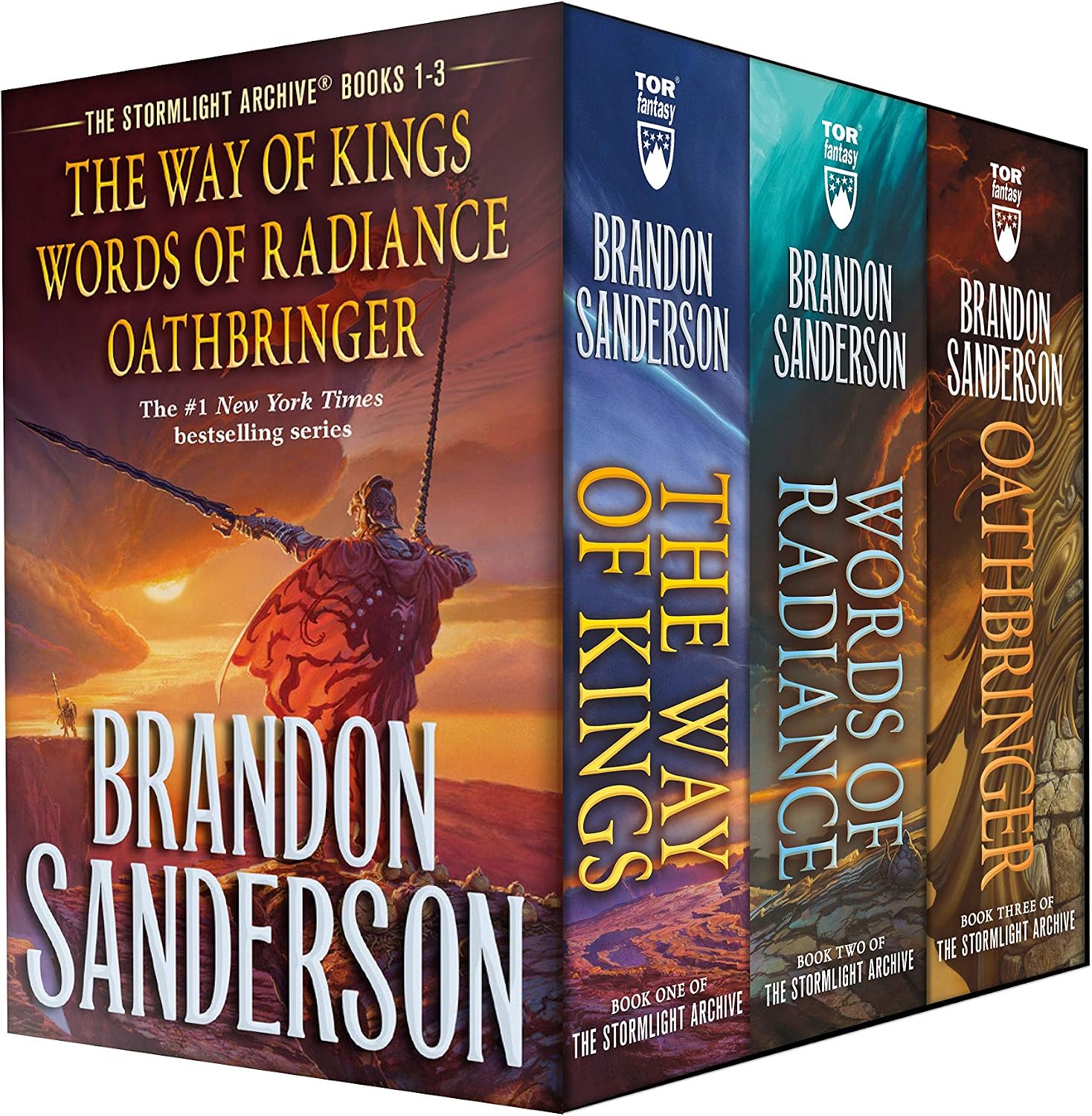 Stormlight Archive MM Boxed Set I, Books 1-3: The Way of Kings, Words of Radiance, Oathbringer by Brandon Sanderson