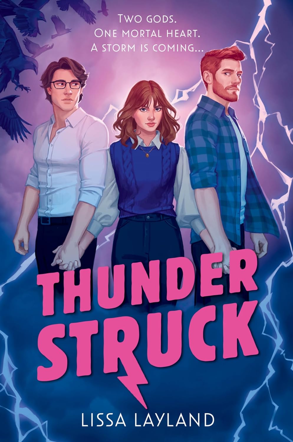 Thunderstruck: A Novel – A Smart, Sexy Debut Romantasy Love Triangle in Norse Mythology with Thor and Loki by Lissa Layland