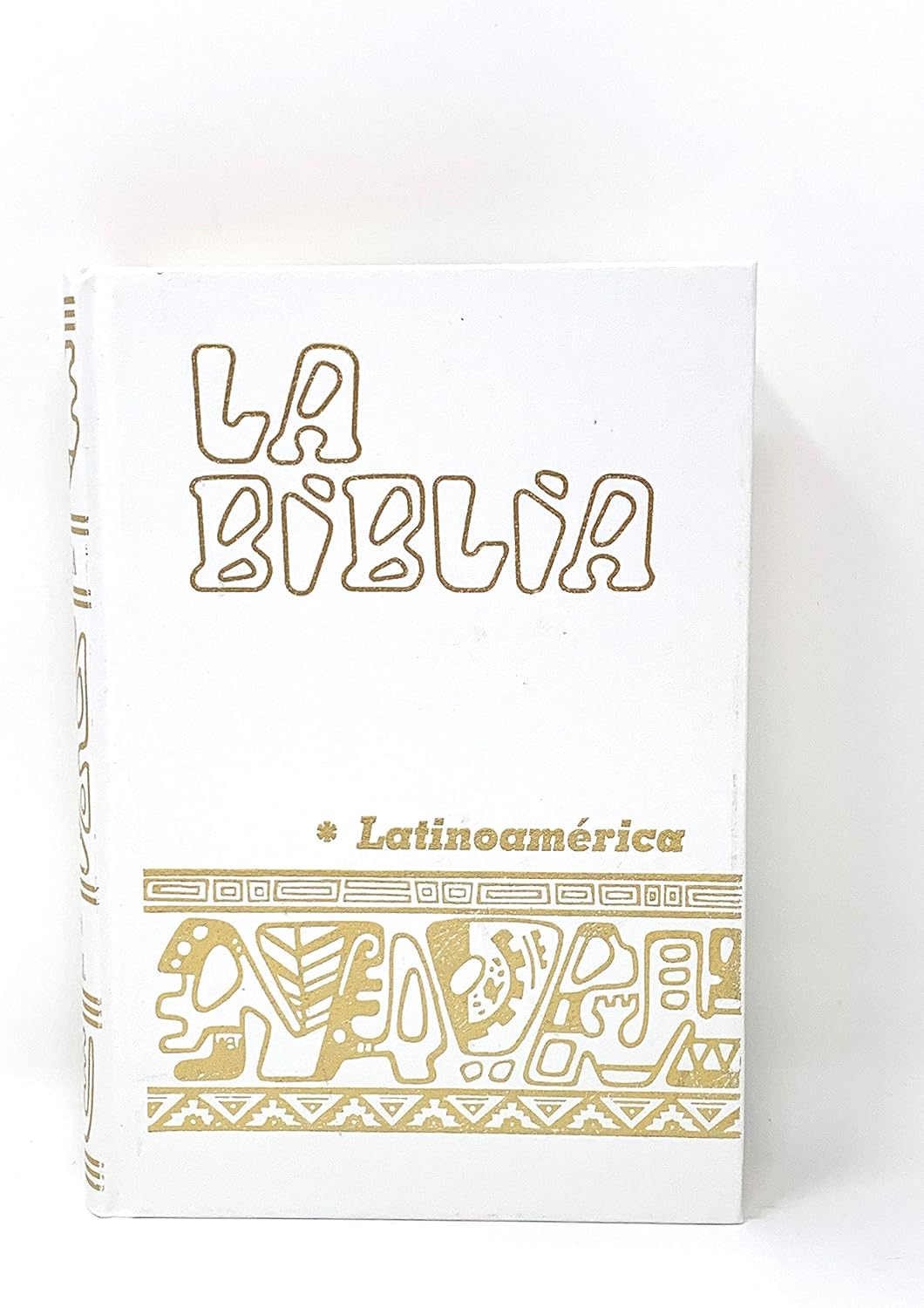 La Biblia Latinoamérica [bolsillo] cartoné blanca, con uñeros by Bernardo Hurault
