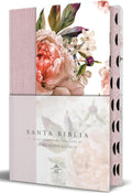 Biblia Reina Valera Revisada 1960 letra súper gigante, tapa dura con tela y flores rosada, cantos pintados e índice/ Spanish Bible RVR 1960 Super Giant Print (Spanish Edition) by Reina Valera Revisada 1960