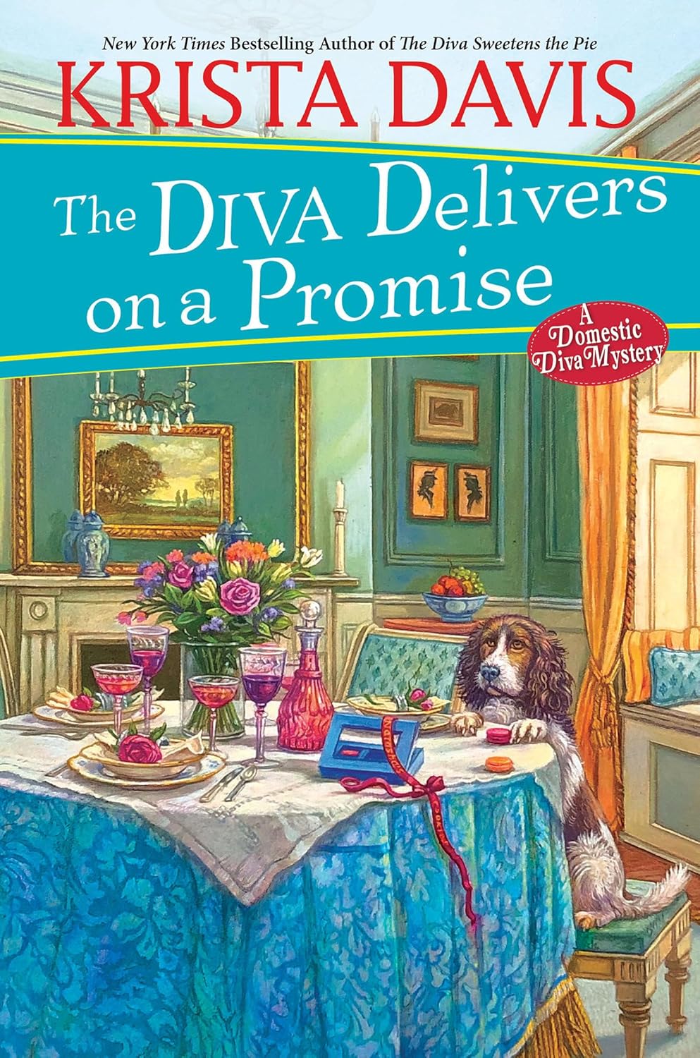 The Diva Delivers on a Promise: A Deliciously Plotted Foodie Cozy Mystery (A Domestic Diva Mystery) by Krista Davis