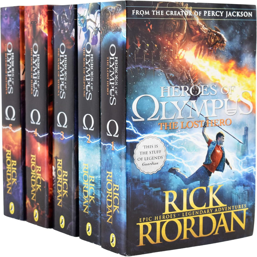 Heroes of Olympus Complete Collection 5 Books Box Set -The Lost Hero/The Son of Neptune/The Mark of Athena/The Blood of Olympus by Rick Riordan (2015-06-07) by Rick Riordan