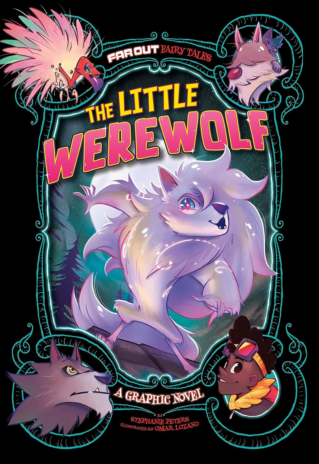 The Little Werewolf: A Graphic Novel (Far Out Fairy Tales) by Stephanie Peters
