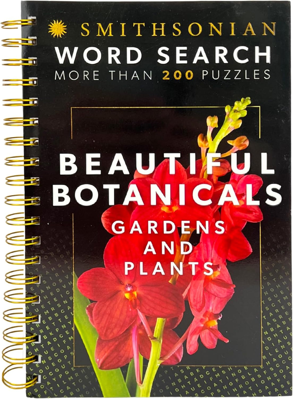 Smithsonian Word Search Gardens & Plants - Beautiful Botanicals Spiral-Bound Puzzle Multi-Level Word Search Book for Adults Including More Than 200 Puzzles (Brain Busters) by Parragon Books