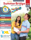Summer Bridge Activities 8th to 9th Grade Workbooks All Subjects, Middle School Books With Math, Language Arts, Reading Comprehension, Science, Social Studies, Fitness, Flash Cards, and More by Summer Bridge Activities