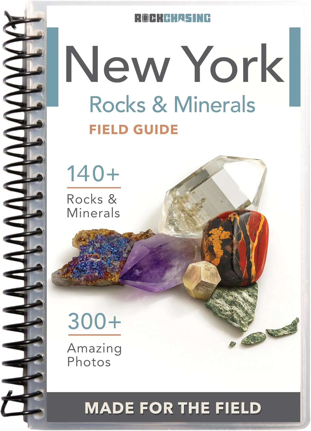New York Rocks and Minerals Identification Field Guide | Waterproof | Find & Identify Rocks, Minerals, Crystals, and Gems | For Beginners, Kids, and Experienced Rockhounds | Rock Chasing by Rock Chasing