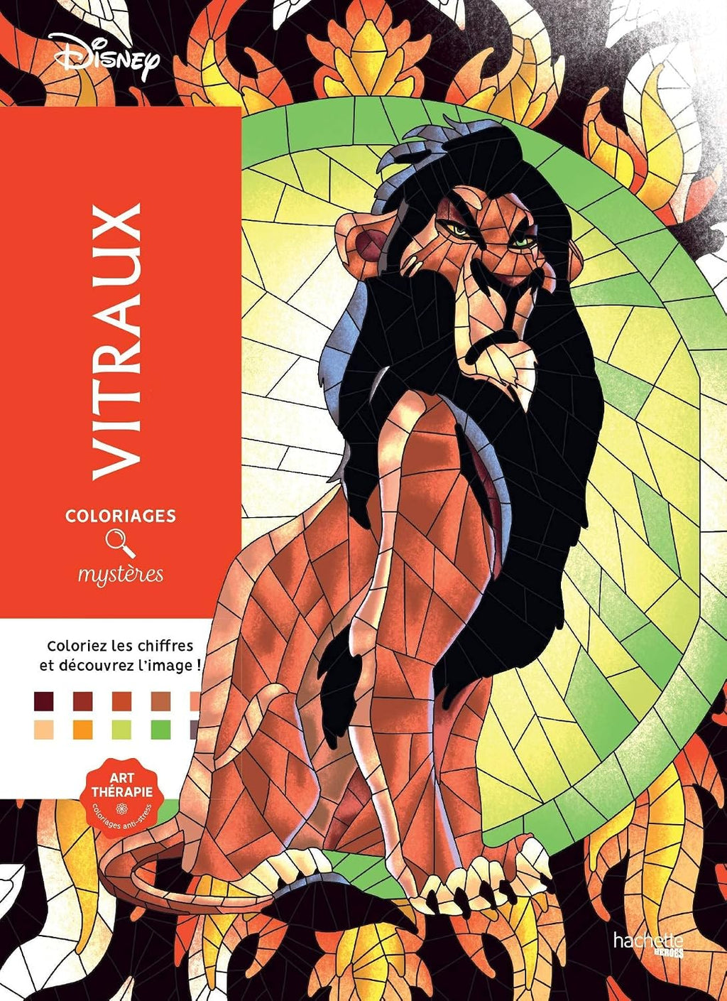 Coloriages mystères Disney - Vitraux by Julien Lévy