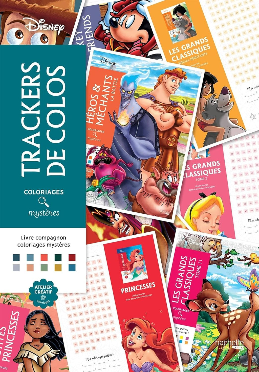 Livre compagnon - Les trackers de coloriages mystères Disney by Collectif Disney