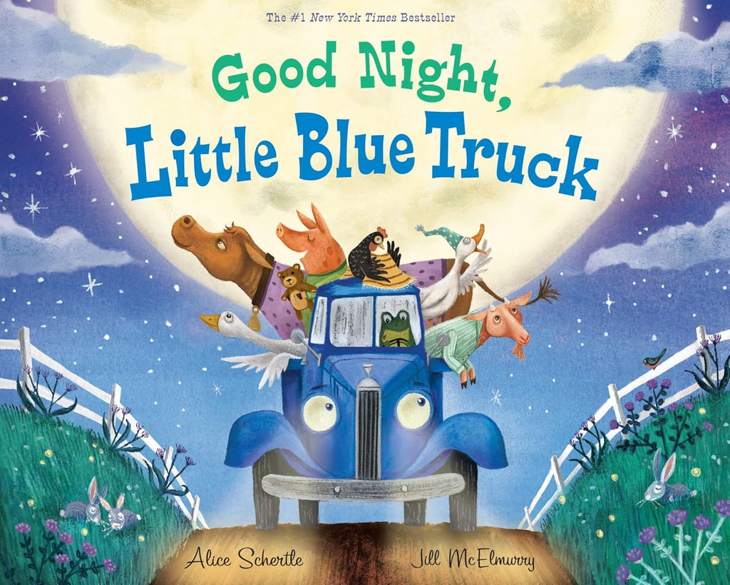 Good Night, Little Blue Truck: A Heartwarming Bedtime Story about Trucks, Farm Animals, and Friendship, For Kids (Ages 4-8) by Alice Schertle