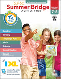 Summer Bridge Activities 7th to 8th Grade Workbooks All Subjects, Middle School Books With Math, Language Arts, Reading Comprehension, Science, Social Studies, Fitness, Flash Cards, and More by Summer Bridge Activities