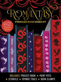 Romantasy Stenciled Book Edges Kit: Create Epic Editions of Your Most Magical Books - Includes: Project Book, Paint Pots, Stencils, Sponge Tools, Book Clamps by Editors of Chartwell Books