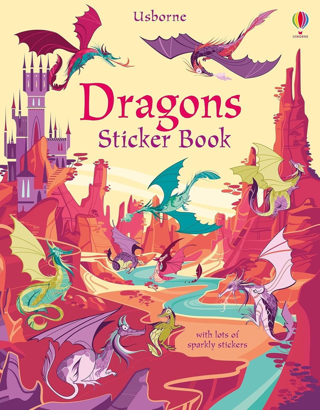 Dragons Sticker Book: A Magical and Interactive Sticker Book Featuring Dragons, Dungeons, and Treasure by Fiona Watt