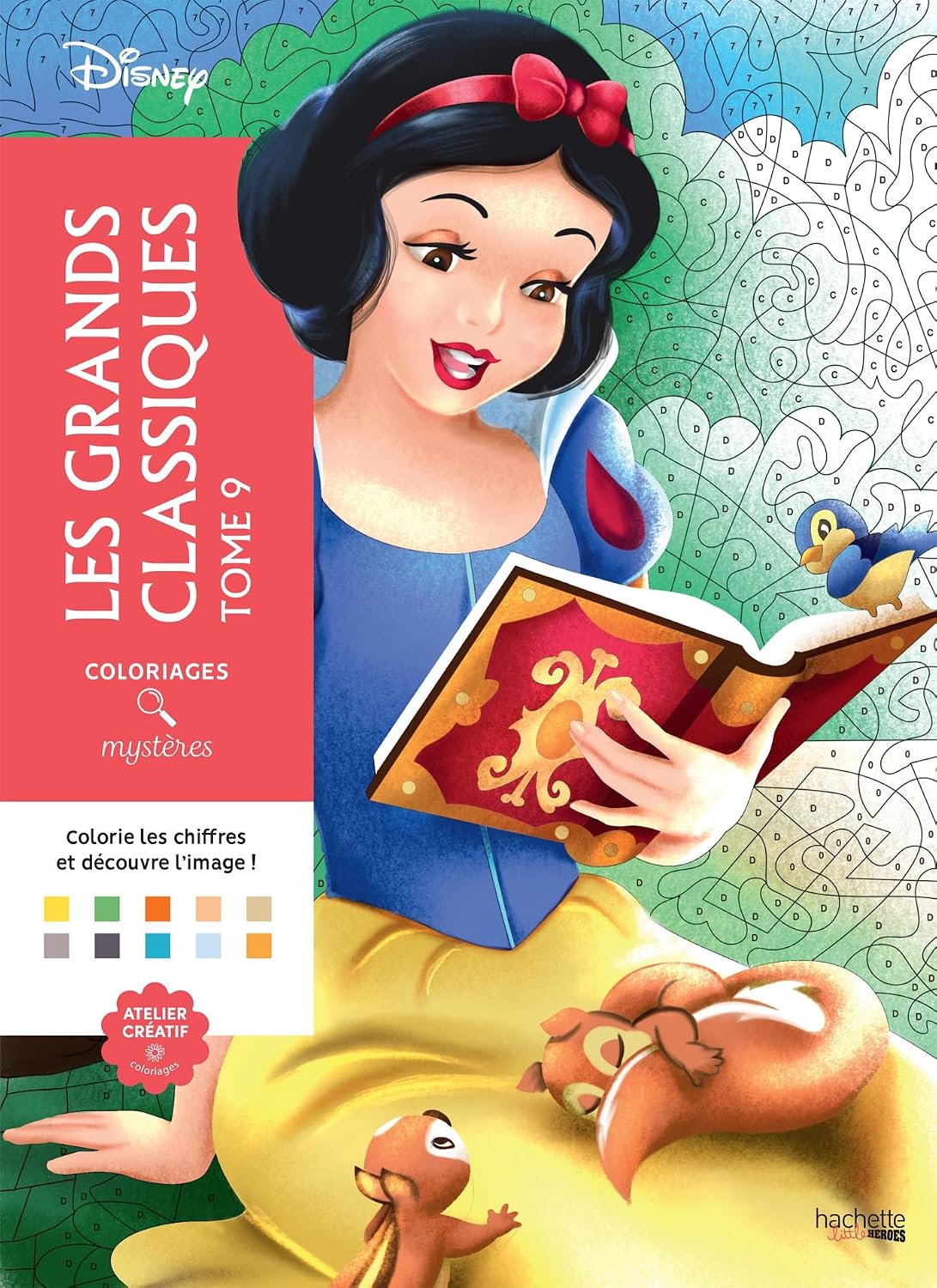 Coloriages mystères Disney - Les Grands classiques Tome 9 by Eugénie Varone