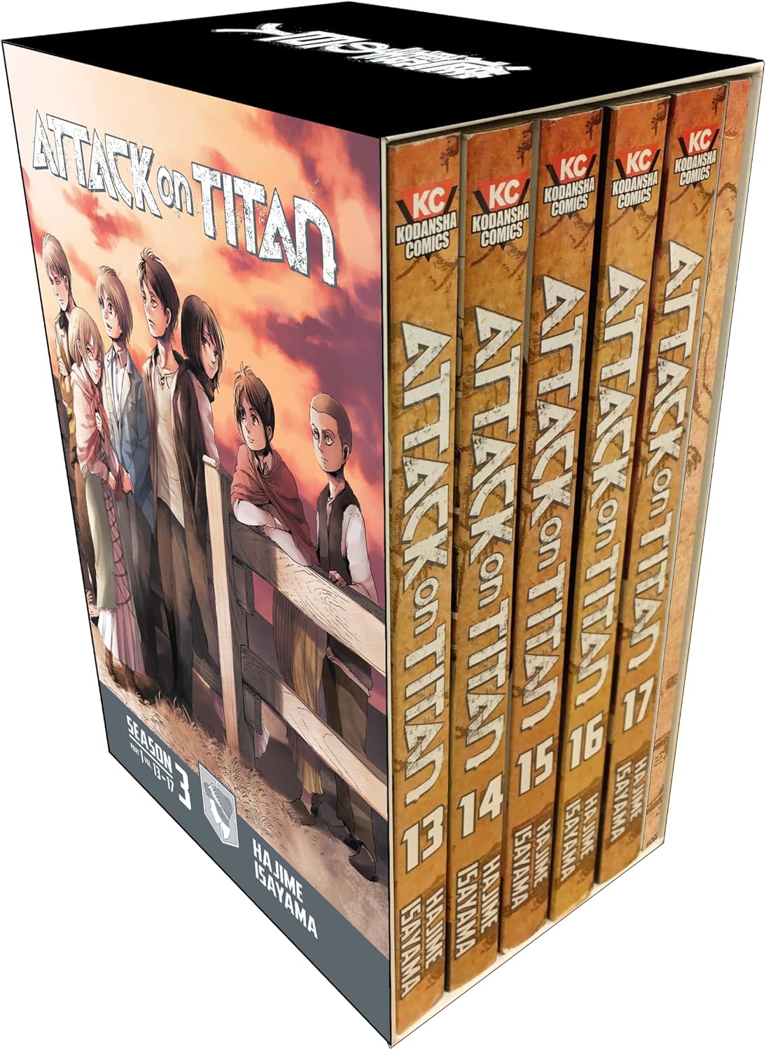 Attack on Titan Season 3 Part 1 Manga Box Set (Attack on Titan Manga Box Sets) by Hajime Isayama