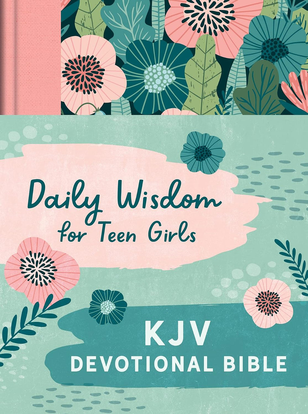 Daily Wisdom for Teen Girls KJV Devotional Bible: King James Version, Blush Rainforest by Barbour Publishing