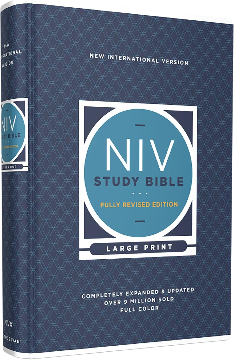 NIV Study Bible, Fully Revised Edition (Study Deeply. Believe Wholeheartedly.), Large Print, Hardcover, Red Letter, Comfort Print by Zondervan