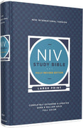 NIV Study Bible, Fully Revised Edition (Study Deeply. Believe Wholeheartedly.), Large Print, Hardcover, Red Letter, Comfort Print by Zondervan
