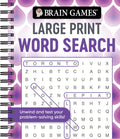 Brain Games - Large Print Word Search: Unwind and Test Your Problem-Solving Skills | Easy to Read, Fun to Solve | Gift for Adults & Seniors by Publications International Ltd.