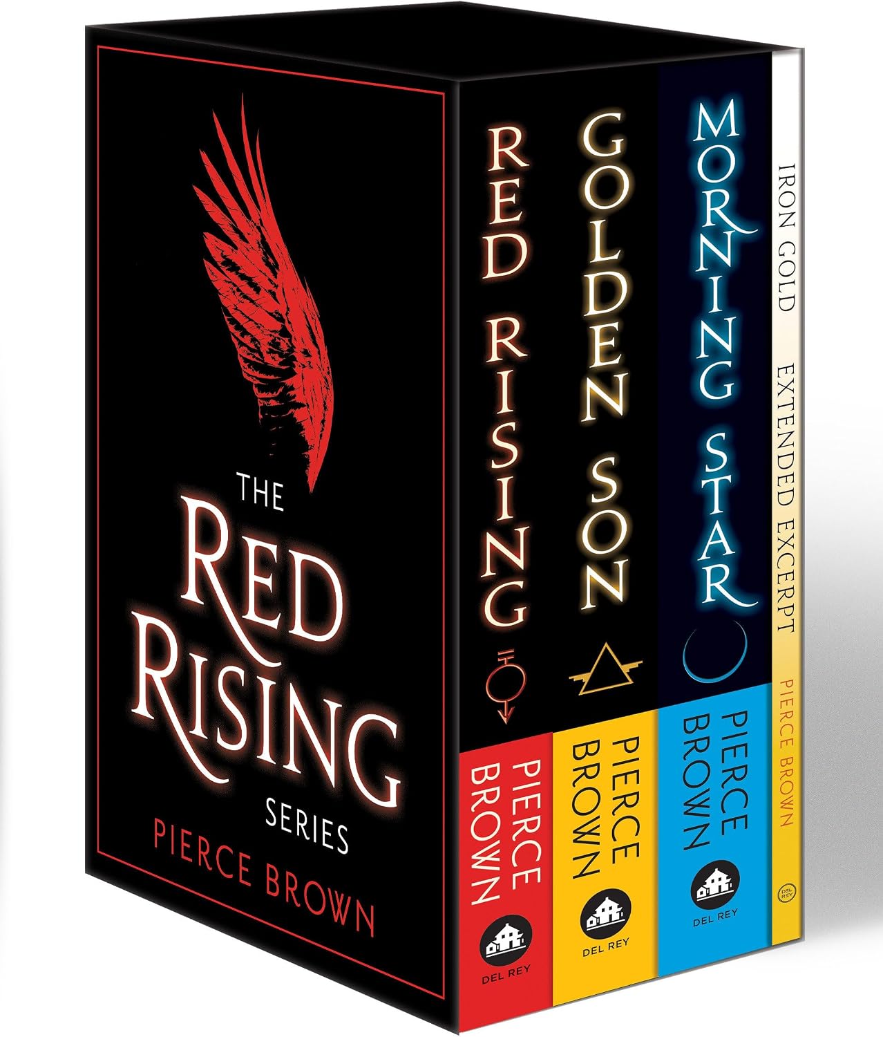 Red Rising 3-Book Box Set: Red Rising, Golden Son, Morning Star, and an exclusive extended excerpt of Iron Gold by Pierce Brown