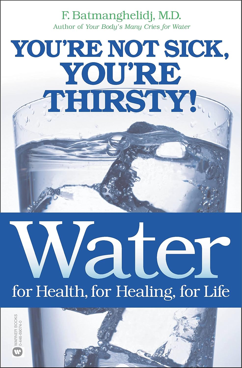 Water: For Health, for Healing, for Life: You're Not Sick, You're Thirsty! by F. Batmanghelidj MD