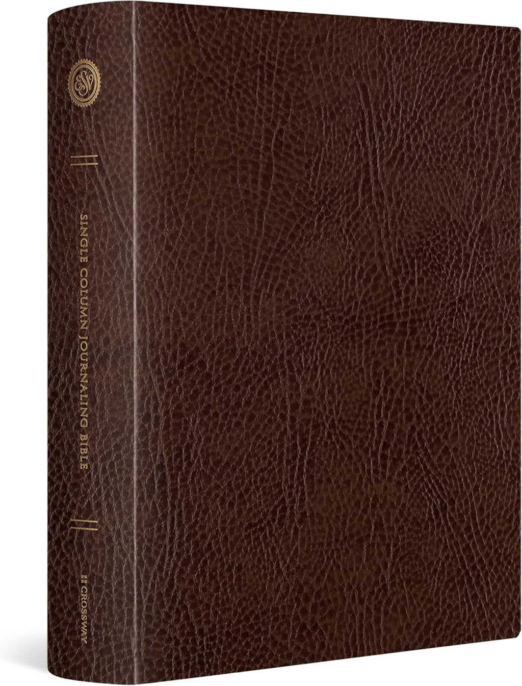 ESV Single Column Journaling Bible, Large Print (Bonded Leather, Mocha): Holy Bible, English Standard Version by ESV Bibles
