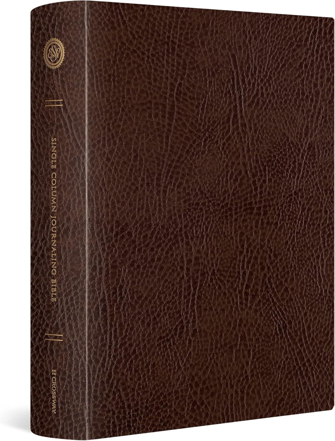 ESV Single Column Journaling Bible, Large Print (Bonded Leather, Mocha): Holy Bible, English Standard Version by ESV Bibles