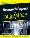 Research Papers for Dummies (For Dummies Series) by Geraldine Woods
