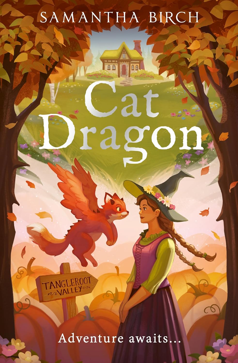 Cat Dragon: A brand-new cozy romantasy for fans of The Spellshop, cottagecore, and cute companion animals! A best friend’s brother romance for 2025 (Tangleroot Valley) (Book 1) by Samantha Birch