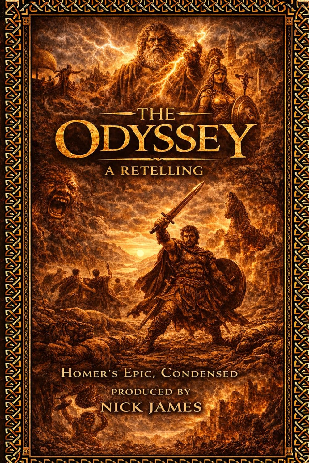 The Odyssey A Retelling: Homer;s Epic, Condense by NICK JAMES