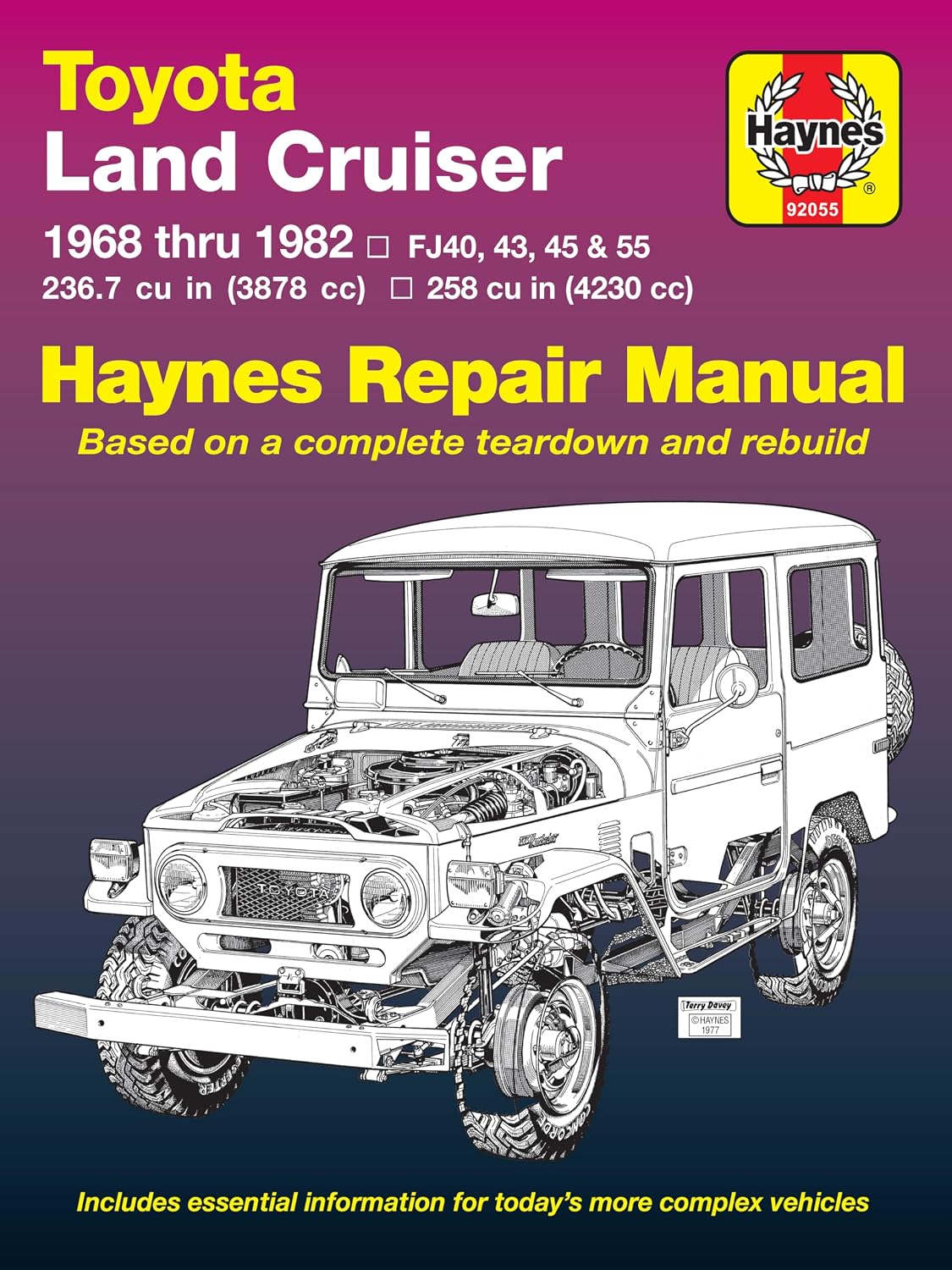 Toyota Land Cruiser FJ40, 43,45, 55 & 60, '68'82 (Haynes Repair Manuals) by Haynes