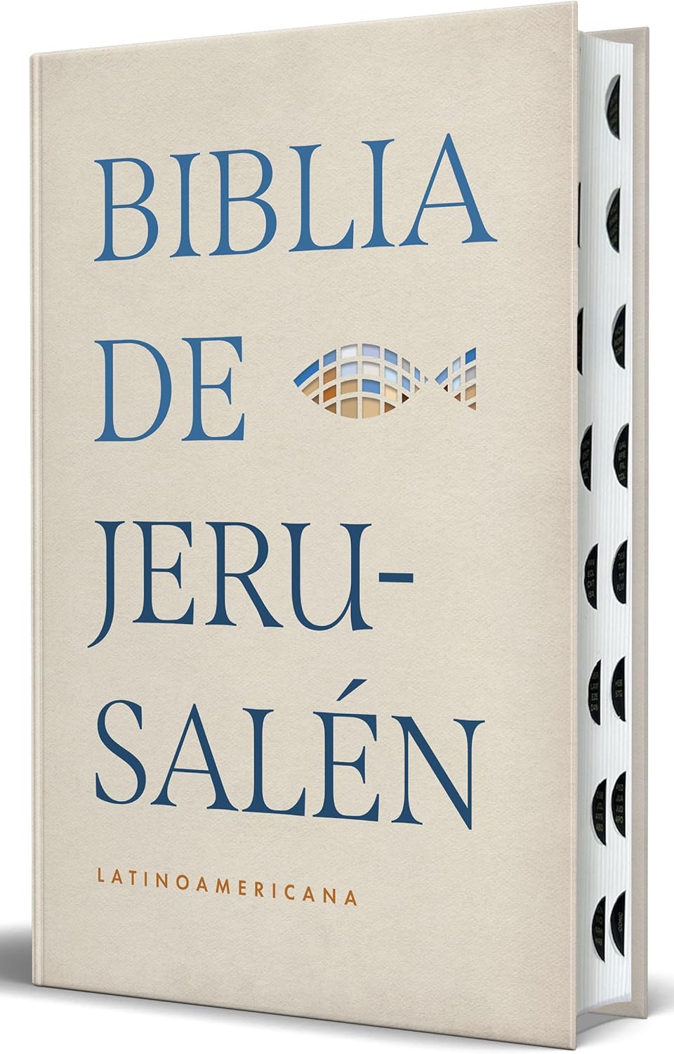 Biblia Católica Biblia de Jerusalén Latinoamericana, tapa dura edición clásica marrón arena con índice / Jerusalem Bible - Latin American Edition HC Sand (Spanish Edition) by Biblia de Jerusalén