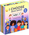 I Choose Box Set includes Books 1-8: I Choose to Calm My Anger, I Choose Kindness, I Choose to Try Again, I Choose to Calm My Anxiety, I Choose Happy, I ... Reuse, and Recycle, I Choose to Speak Up by Elizabeth Estrada