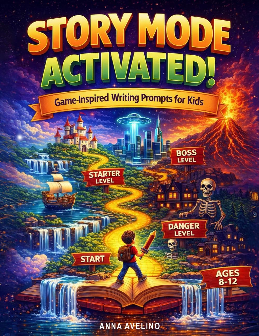 Story Mode Activated!: Game-Inspired Writing Prompts for Creative Kids (STORY SPARKS) by Anna Avelino
