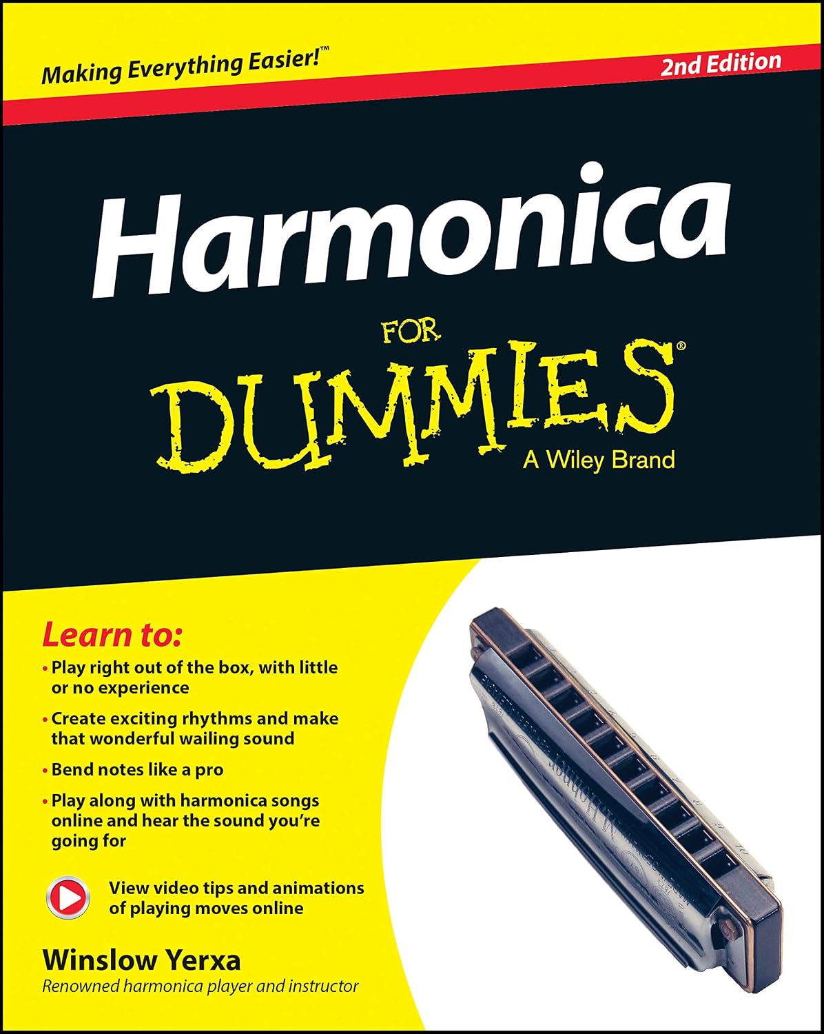 Harmonica For Dummies (For Dummies Series) by Winslow Yerxa