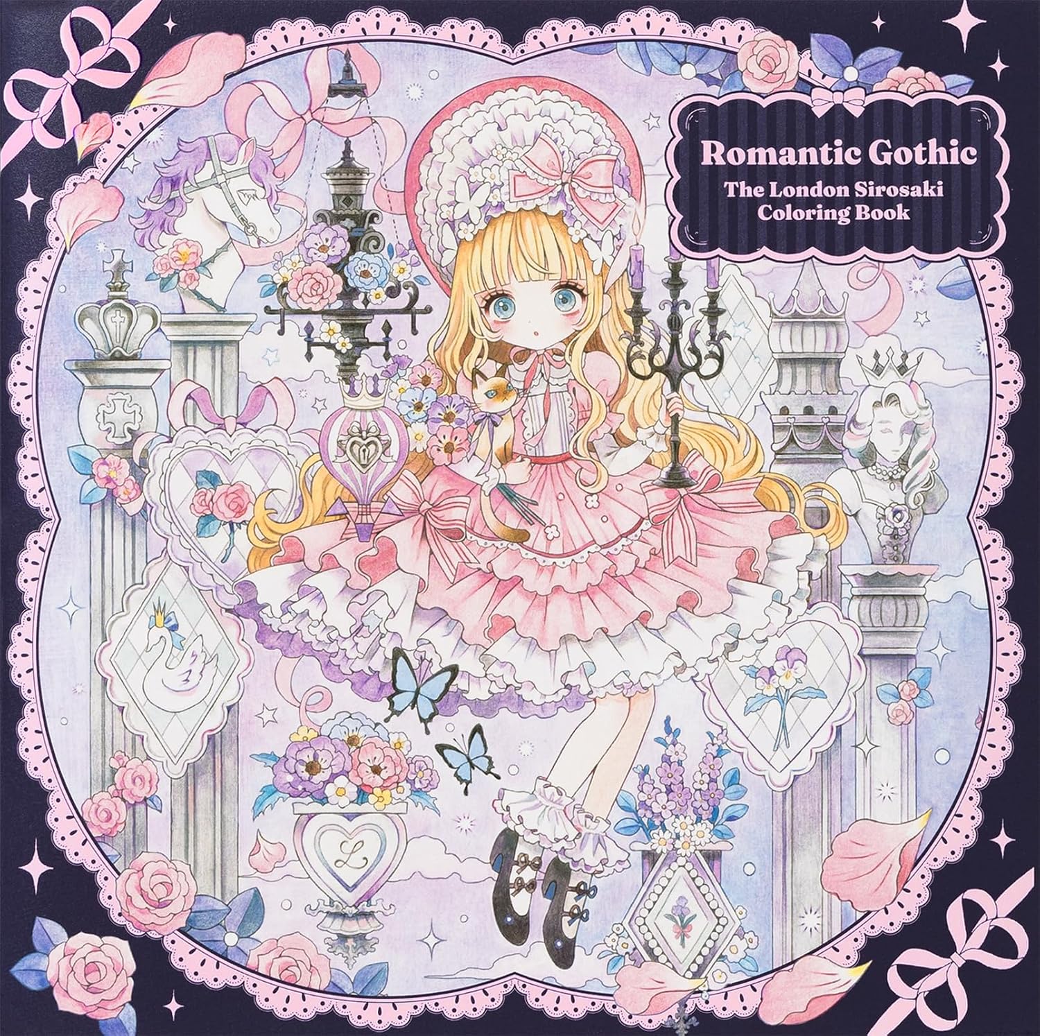 Romantic Gothic: The London Sirosaki Coloring Book (Japanese Edition) by London Sirosaki