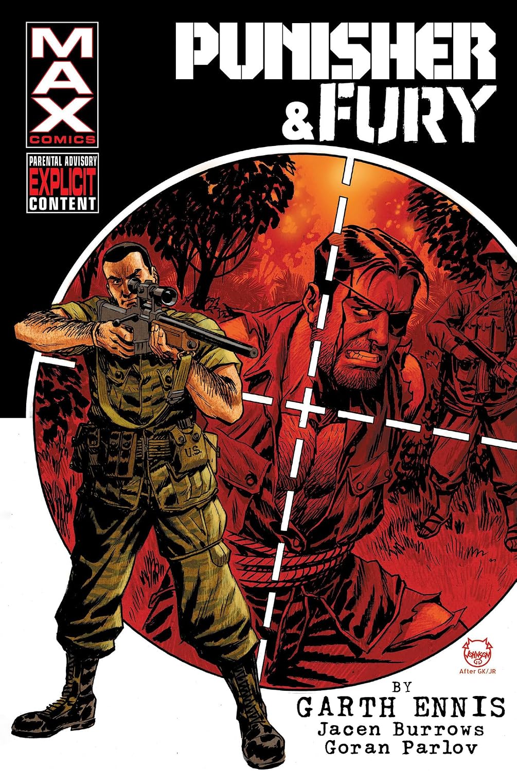 Punisher & Fury Max By Garth Ennis Omnibus Dave Johnson Cover (PUNISHER: THE PLATOON) by Garth Ennis