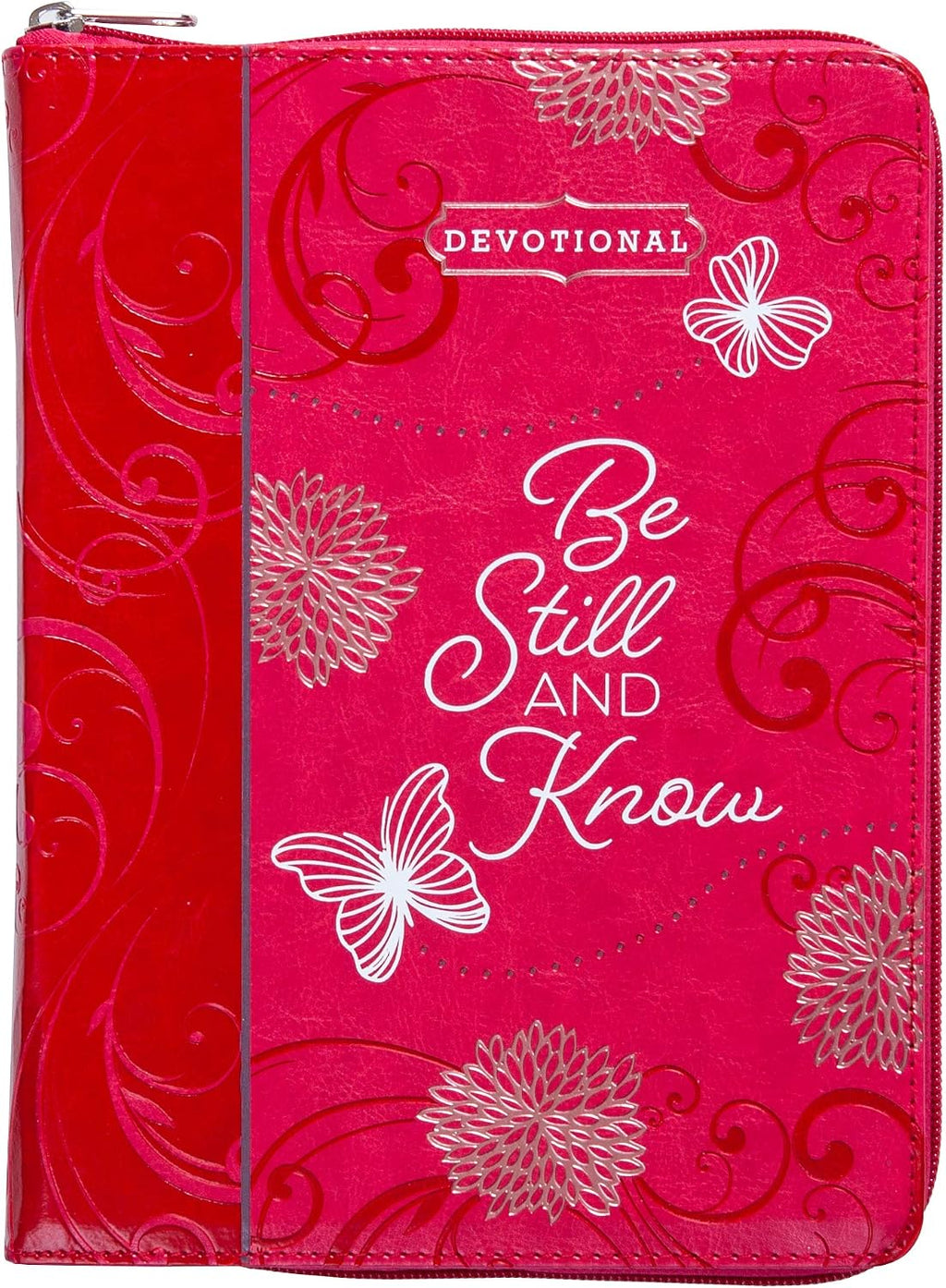Be Still and Know Guided Devotional (Faux Leather) - Women's Devotional Book with Zip Around Closure, Perfect Faith Book for Christian Women (Ziparound Devotionals) by Belle City Gifts