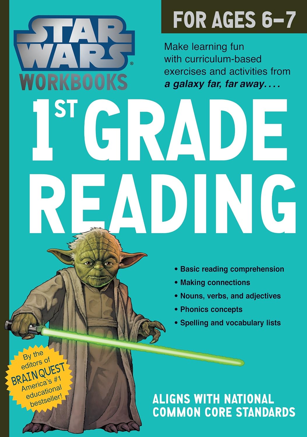 Star Wars 1st Grade Reading, for Ages 6-7 (Star Wars Workbooks) by Workman Publishing