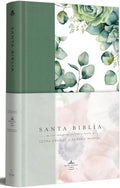 Biblia RVR 1960 letra grande Tapa dura y tela verde con flores tamaño manual / Bible RVR 1960 Handy Size Large Print Hardcover Cloth with Green Floral (Spanish Edition) by Reina Valera Revisada 1960