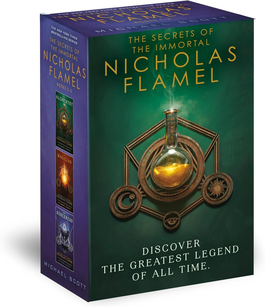 The Secrets of the Immortal Nicholas Flamel Boxed Set (3-Book) by Michael Scott