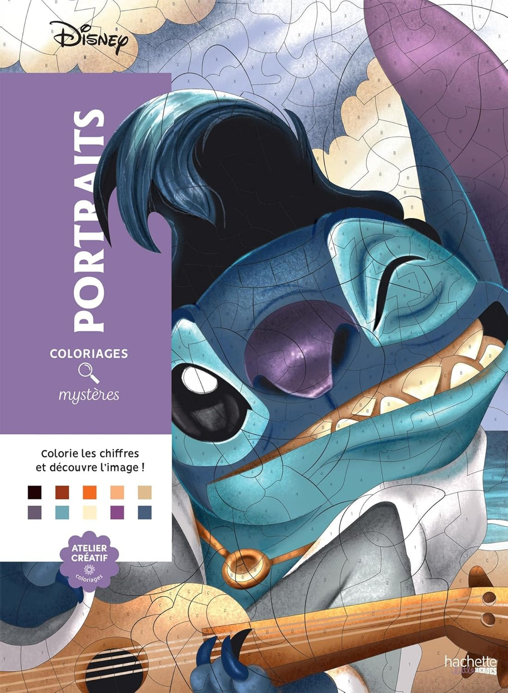 Coloriages mystères Disney - Portraits (trompe l'oeil) by Christophe-Alexis Perez