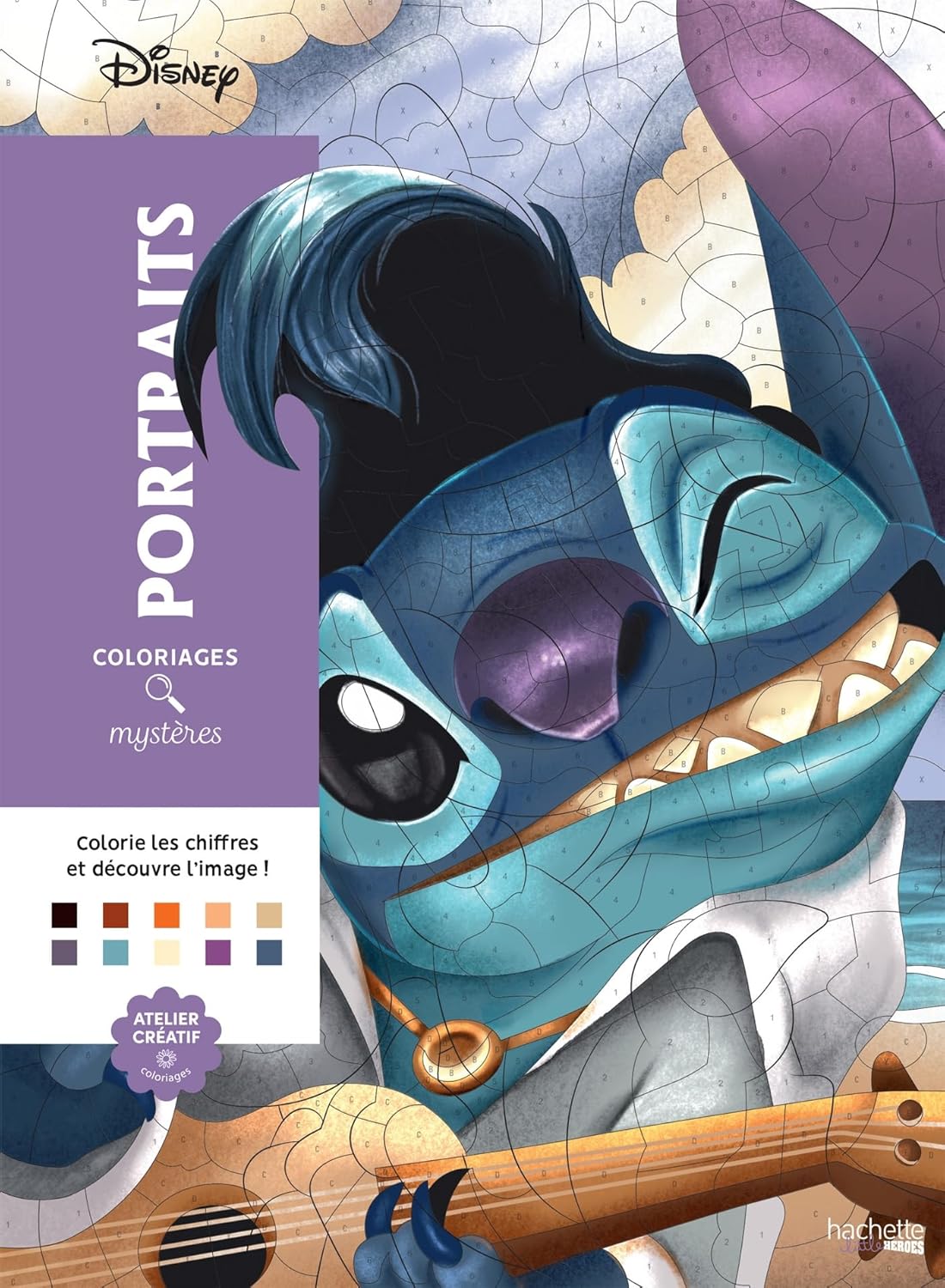 Coloriages mystères Disney - Portraits (trompe l'oeil) by Christophe-Alexis Perez