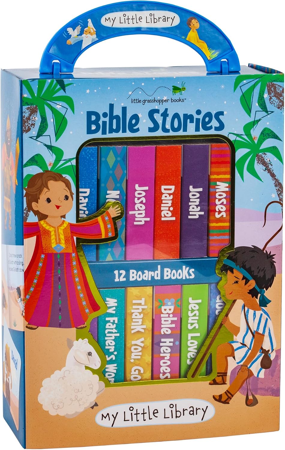 My Little Library: Bible Stories (12 Board Books) by Little Grasshopper Books
