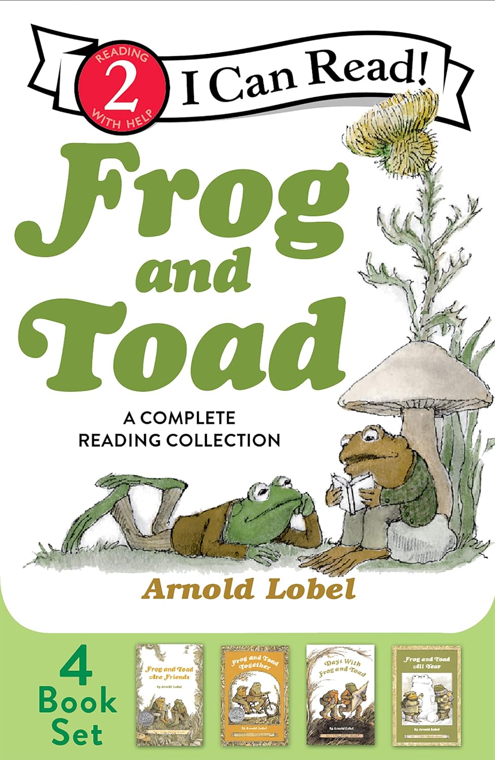 Frog and Toad: A Complete Reading Collection: A Box Set of all 4 Books From the Classic Animal Friendship and Adventure Series, Great for Growing ... for Kids [ages 4-8] (I Can Read Level 2) by Arnold Lobel